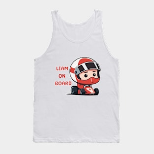 Liam on board Racer Tank Top